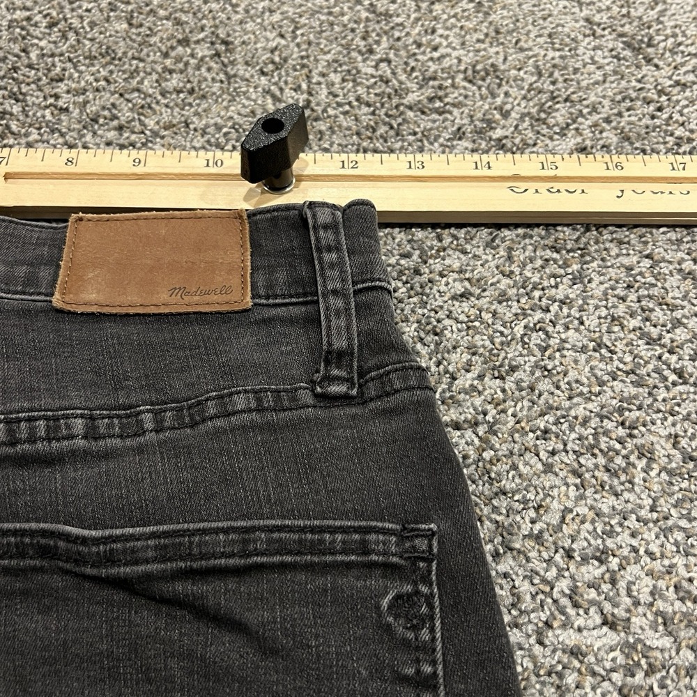 Madewell Jeans Womens 26 Black Cali Demi Bootcut Button Fly Dark Wash Denim - Picture 7 of 11